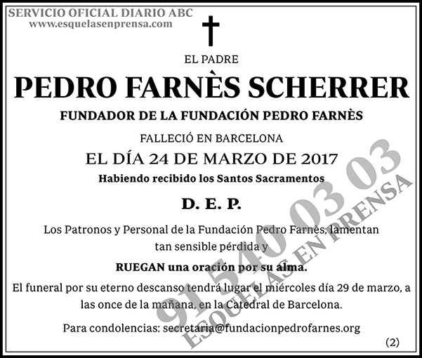 Pedro Farnés Scherrer
